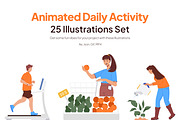 Animated Life Illustration Set, a Person Illustration by Vectors Market (Thumbnail 1 of 4)