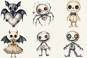 Halloween Voodoo Doll Clipart, an Illustration by OK Design (Thumbnail 4 of 5)