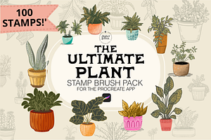 The Ultimate Plant Stamp Brush Pack