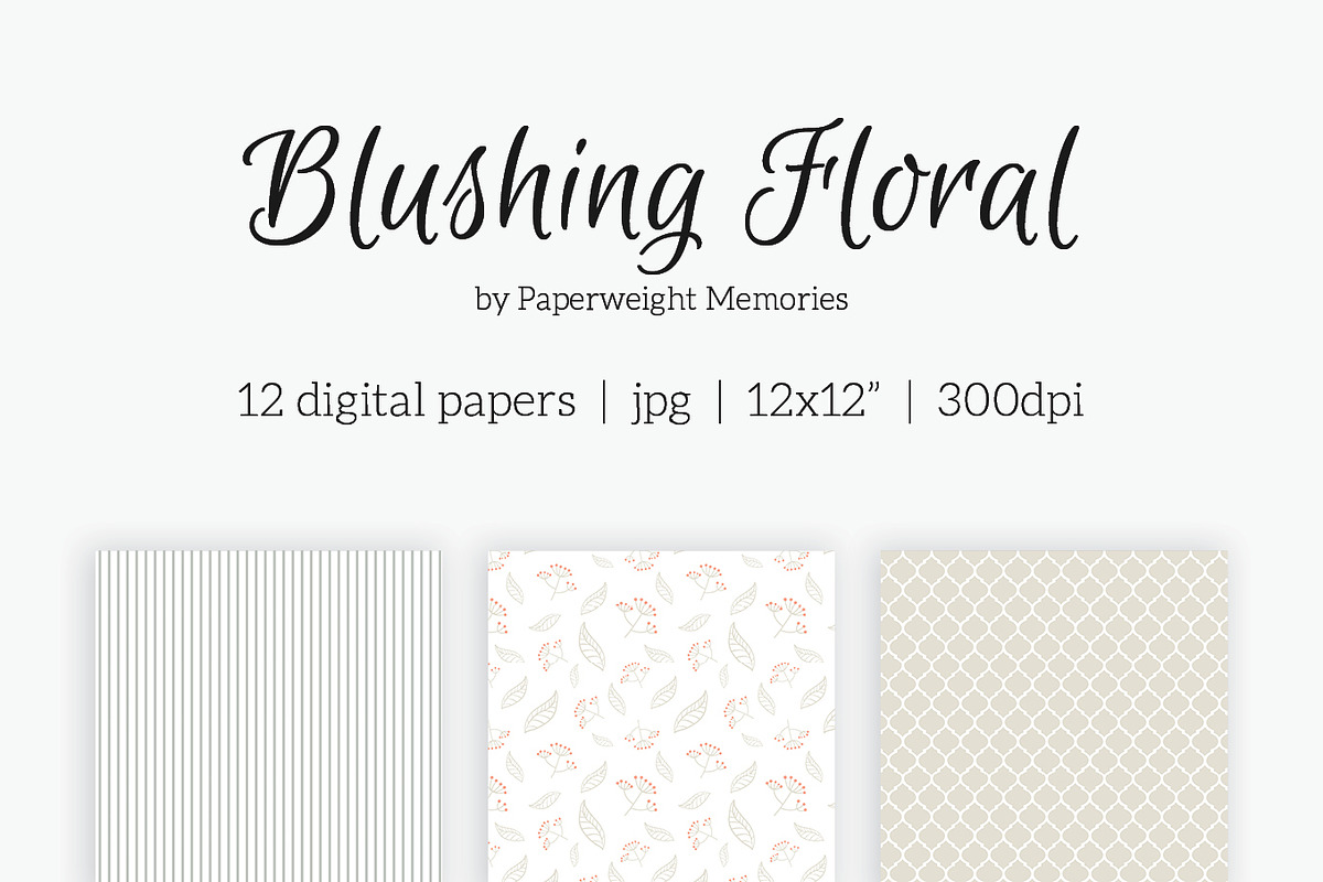 Digital PatternedPaper, 12x12 inches, a Pattern Graphic by Paperweight Memories (Photo 5 of 5)