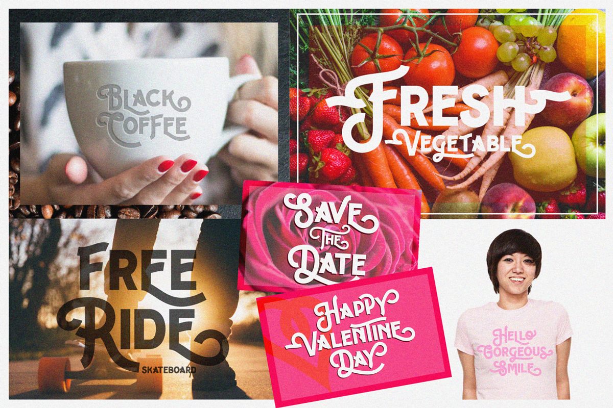 Hipster Letter + extras preview 2
