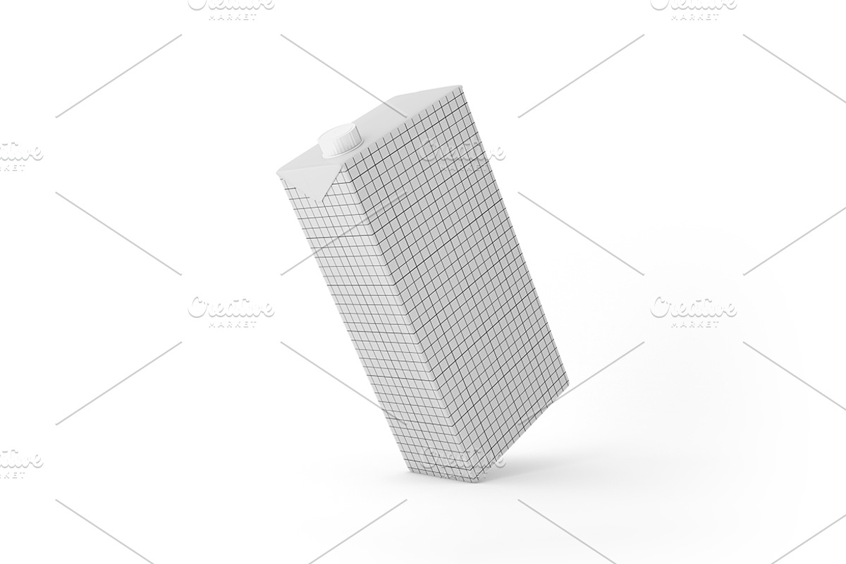 Juice Carton Mockup, a Packaging Mockup by Qaleb Studio