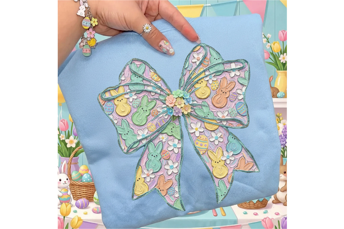 Brushstroke Easter Bow Png Easter, an Illustration by Designking (Photo 3 of 6)