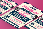Stand Up Comedy Flyer Set, a Flyer Template by Annora Studio (Thumbnail 3 of 6)
