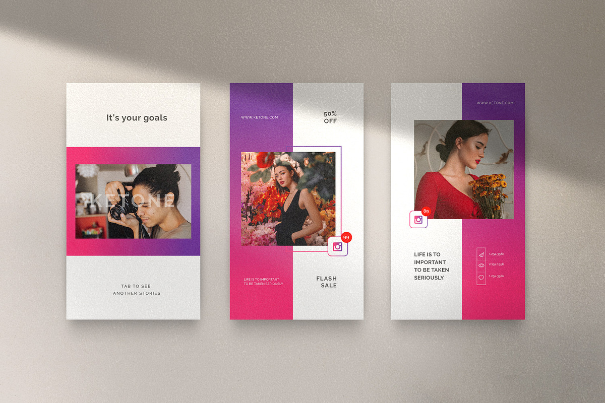 KETONE - Social Media KIT Bundle, a Social Media Template by Dirtytemp Studio (Photo 13 of 14)
