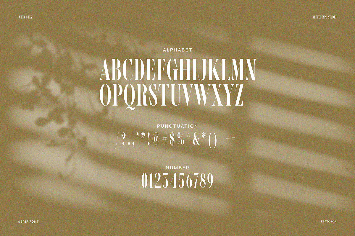 Vergen Vintage Serif Font, a Serif Font by Perfectype (Photo 8 of 8)