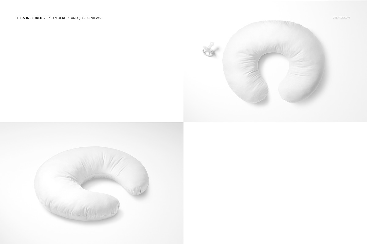 Nursing Pillow Mockup Set, a Product Mockup by Creatsy (Photo 2 of 8)