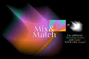 Vibrant gradient. Grainy stamps, an Object Graphic by Julie&Taily (Thumbnail 6 of 14)