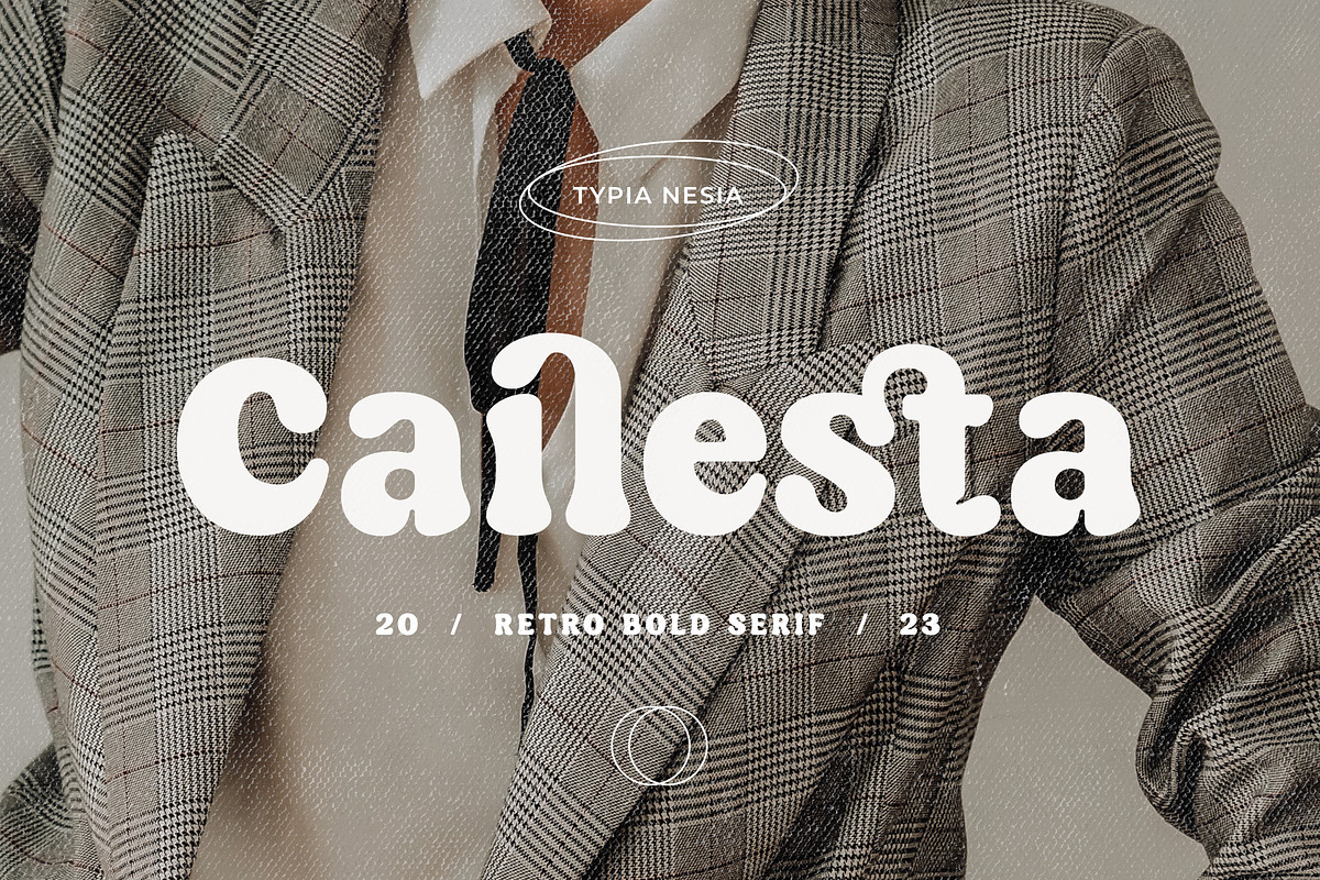 Cailesta, a Serif Font by Typia Nesia (Photo 1 of 10)