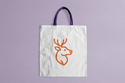 Minimalist Deer Head Logo, a Branding & Logo Template by Vectorium Studio (Thumbnail 2 of 2)
