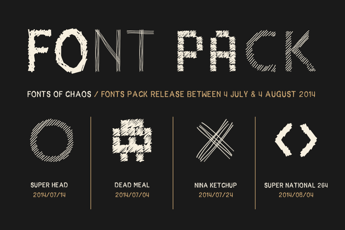 Nina Ketchup - font. preview 5