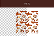 Sweet Cookies and Desserts Patterns, a Pattern Graphic by InkyQueenArt (Thumbnail 3 of 4)