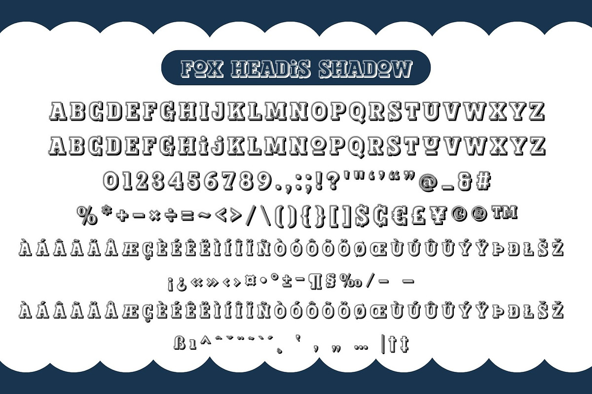 Fox Headis 3 Fonts Style, a Slab Serif Font by Fox7 By Rattana (Photo 8 of 9)