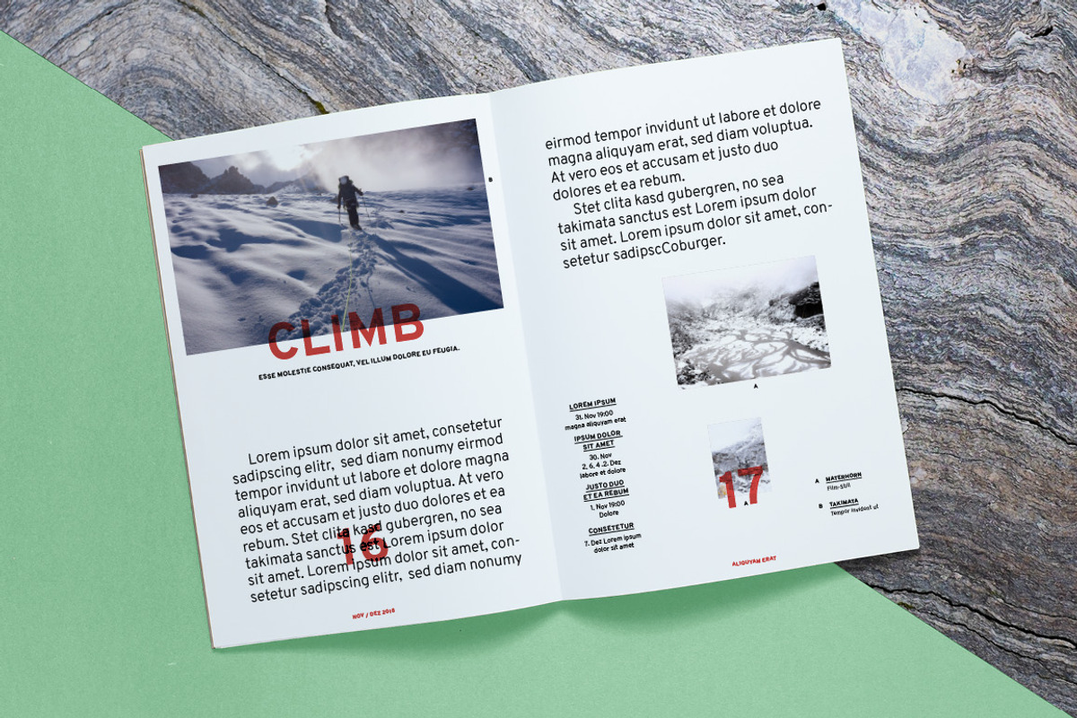 SWISS ALPS Magazin, a Magazine Template by Studio ZACK (Photo 6 of 11)