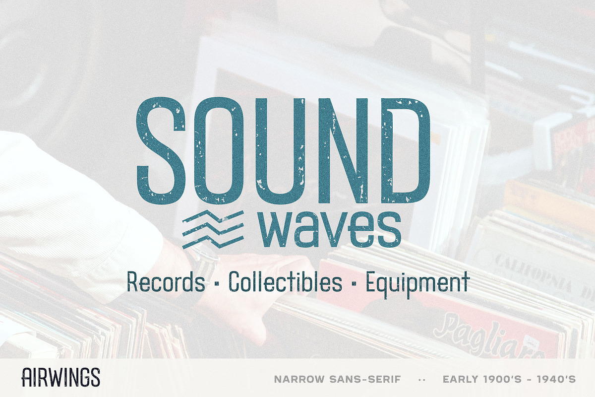American Vintage Font Bundle, a Sans Serif Font by Parker Creative (Photo 4 of 11)
