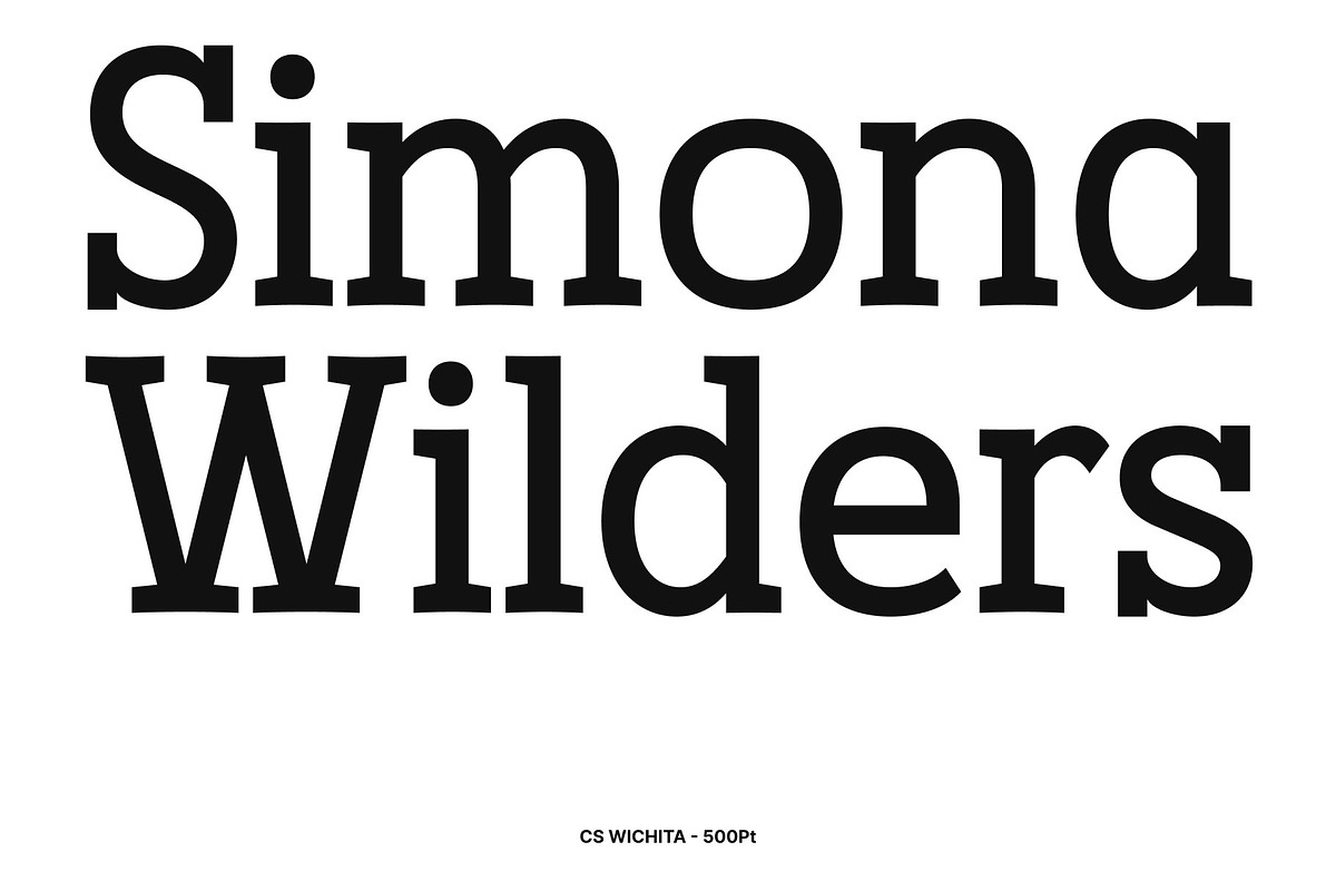 CS Wichita – Slab Serif Font, a Slab Serif Font by Craft Supply Co. (Photo 3 of 8)
