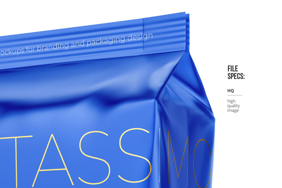Coffee Bag mockup. Tassimo, a Packaging Mockup by easymock (Photo 3 of 10)