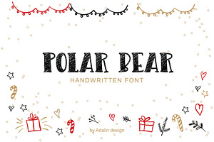 Polar Bear-Christmas Typeface