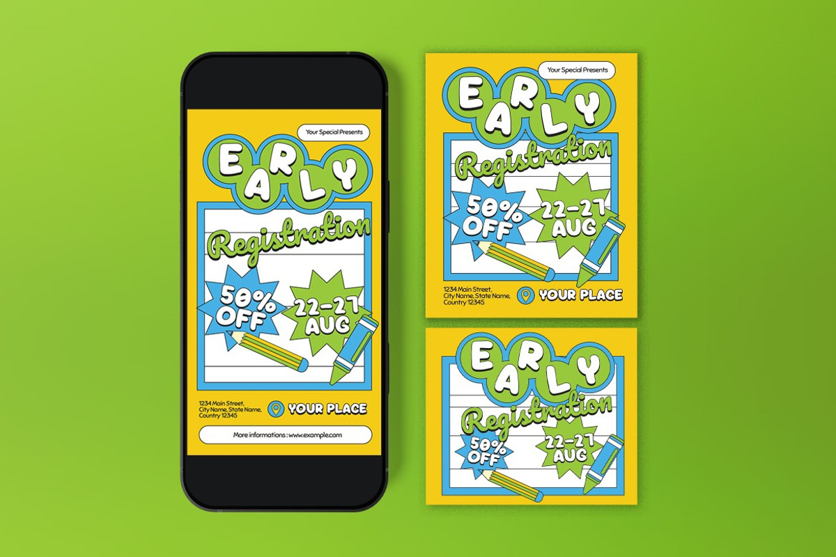 Early Registration Flyer preview 3
