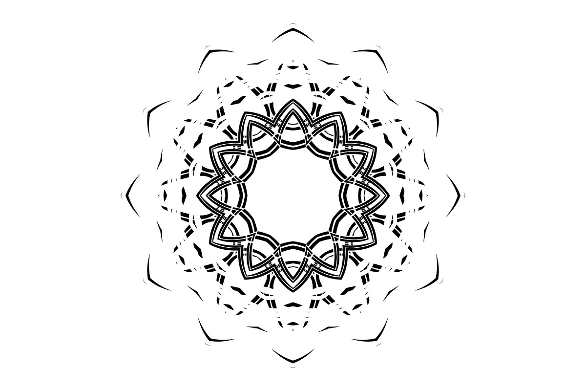 Artistic Mandala Vector Collection, a Decorative Illustration by NJ Himel (Photo 53 of 101)