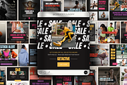 Fitness Instagram Posts, a Social Media Template by Creatif Foundry (Thumbnail 1 of 8)