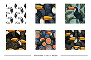 Toucans Retro Art Style Designs, a Pattern Graphic by karenfoleyphoto (Thumbnail 7 of 13)