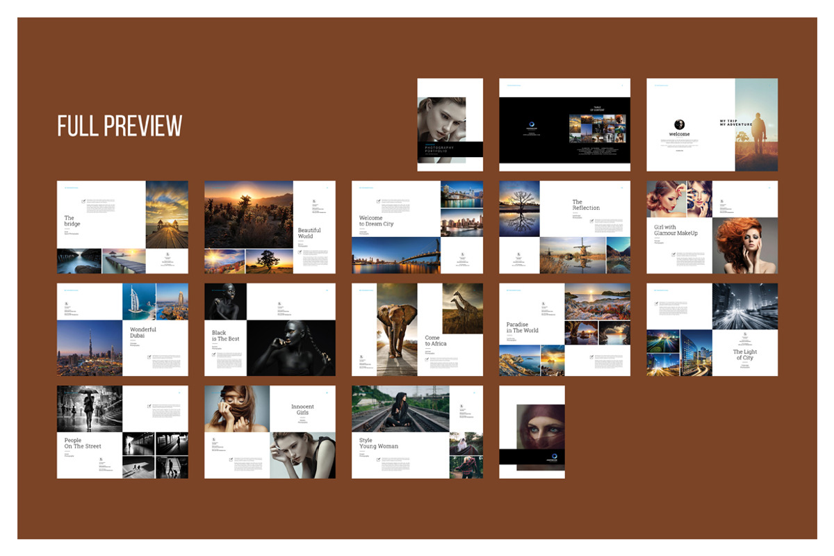Photography Portfolio BUNDLE, a Brochure Template by adekfotografia (Photo 28 of 35)