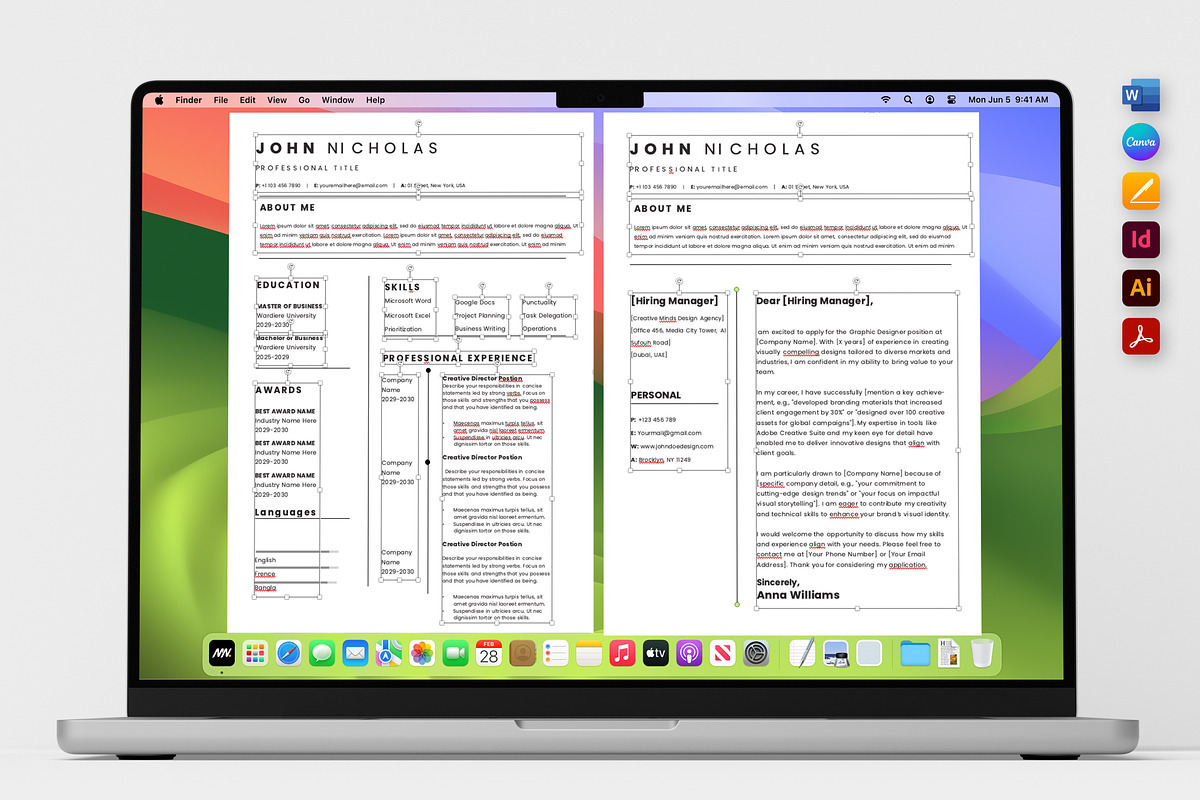 ATS-Freindly Job Resume, a Resume Template by Nur Designer (Photo 4 of 4)