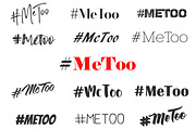 Me too hashtag text vector overlays, an Object Graphic by BOOCYS (Thumbnail 2 of 4)
