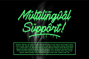 Onedrips - Graffiti Script Fonts, a Script Font by Prioritype Co (Thumbnail 13 of 14)