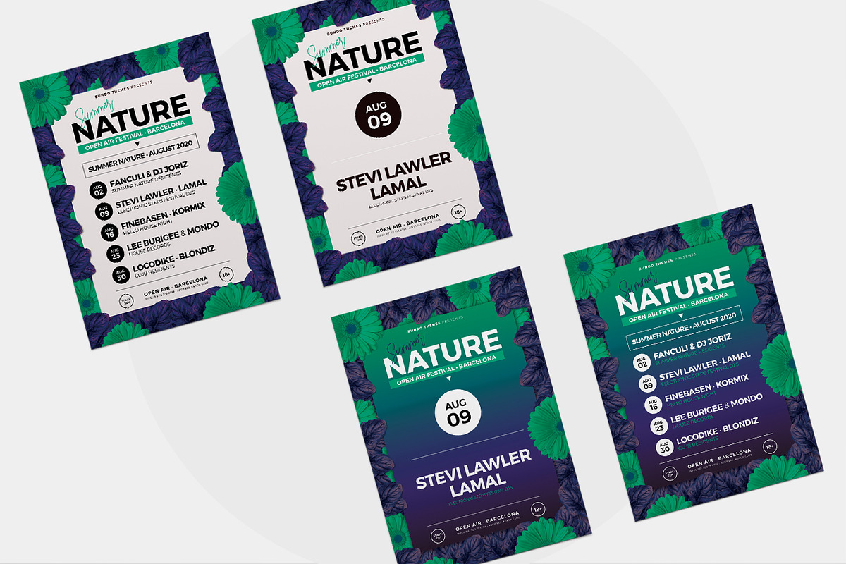 75%OFF 5 Summer Event Flyer Bundle, a Flyer Template by Bundo Themes (Photo 7 of 7)