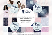 Moon Clipart, a Decorative Illustration by GlamArtZhanna (Thumbnail 4 of 4)