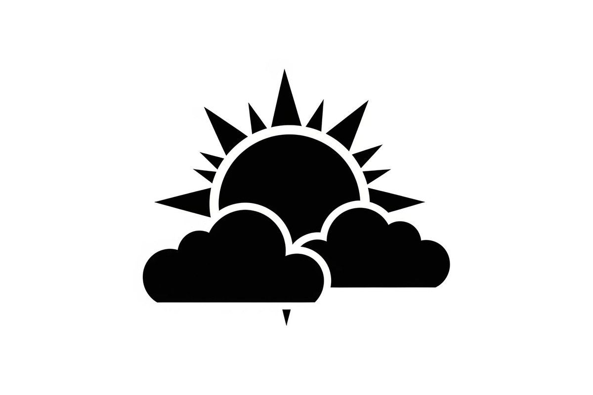 Sun Behind Clouds Silhouette Bundle, an Illustration by Gaye Art (Photo 23 of 31)