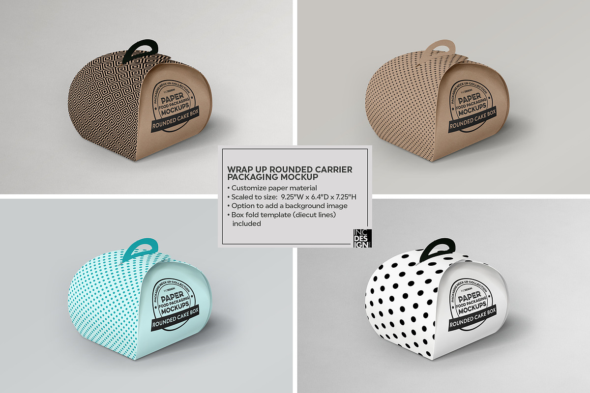 VOL.2 Food Box Packaging Mockups, a Packaging Mockup by INCDesign (Photo 12 of 21)