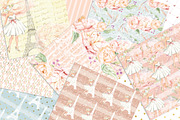 PARIS -FASHION DIGITAL PAPER PACK, a Pattern Graphic by rusticmelody (Thumbnail 2 of 2)