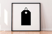 Gift Tags Silhouette SVG #2, a Decorative Illustration by newminddesign (Thumbnail 5 of 5)