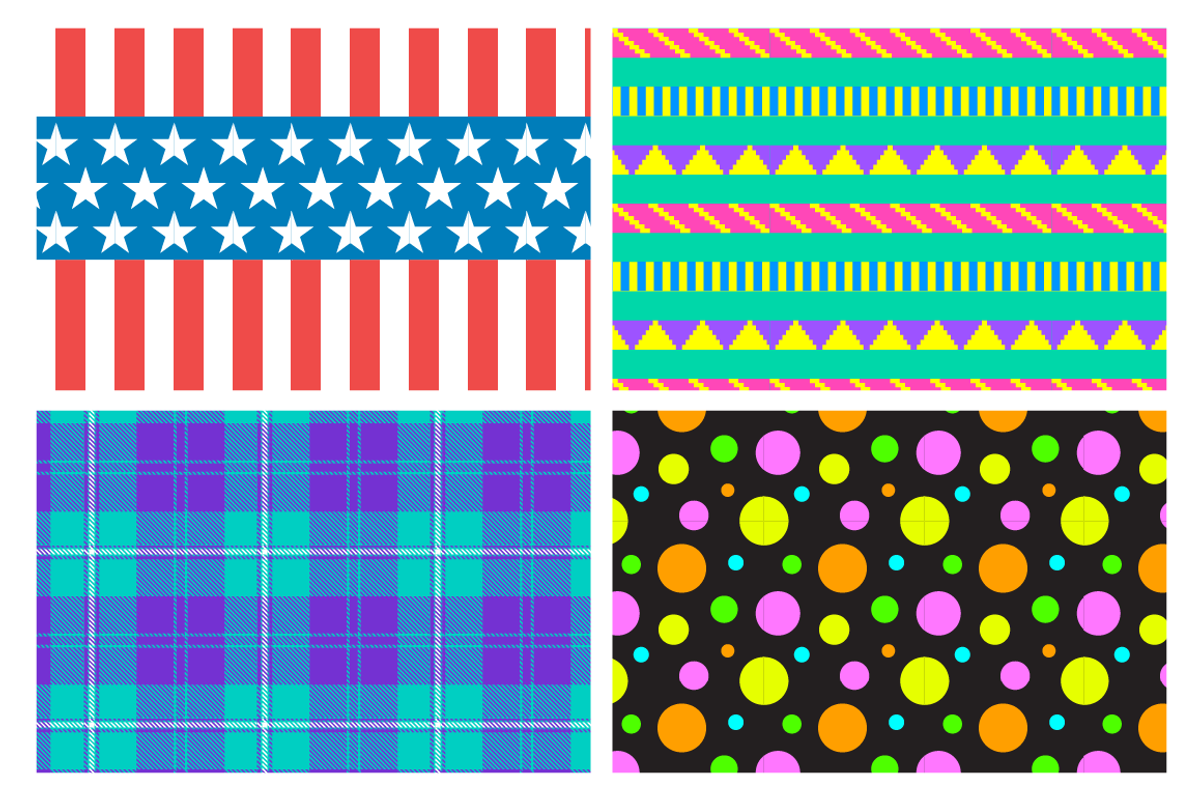 90's Fever - 24 Patterns!, a Pattern Graphic by fontalicious (Photo 6 of 9)