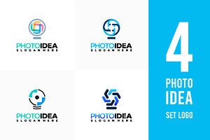 Set of Photography Idea logo designs