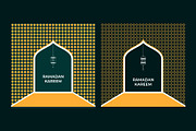 Ramadan Kareem Greeting, a Decorative Illustration by Lakhan1998 (Thumbnail 2 of 6)
