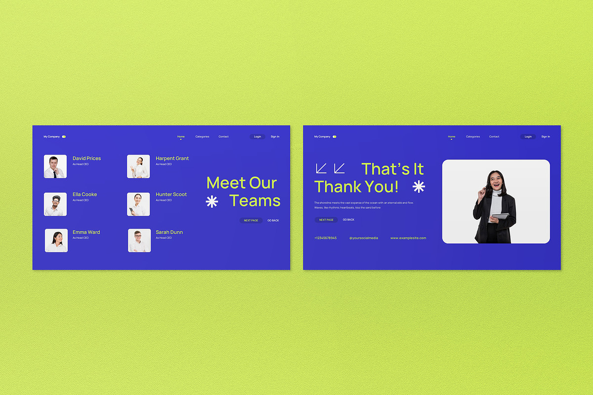 Business Pitch Deck Google Slide, a Presentation Template by graphicook (Photo 4 of 4)