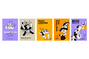Music poster templates, a Person Illustration by PureSolution (Thumbnail 6 of 6)