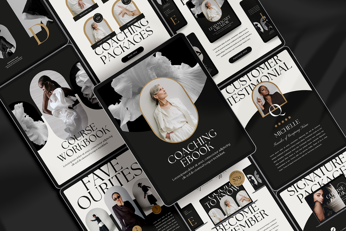 Business Coach Ebook Template CANVA, a Magazine Template by Studio Loire (Photo 10 of 10)