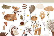 Magic Woodland Friends Collection, an Animal Illustration by Pati Paints (Thumbnail 6 of 19)