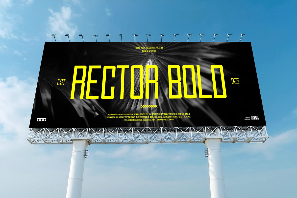 Rector, a Sans Serif Font by Lemockup (Photo 13 of 13)