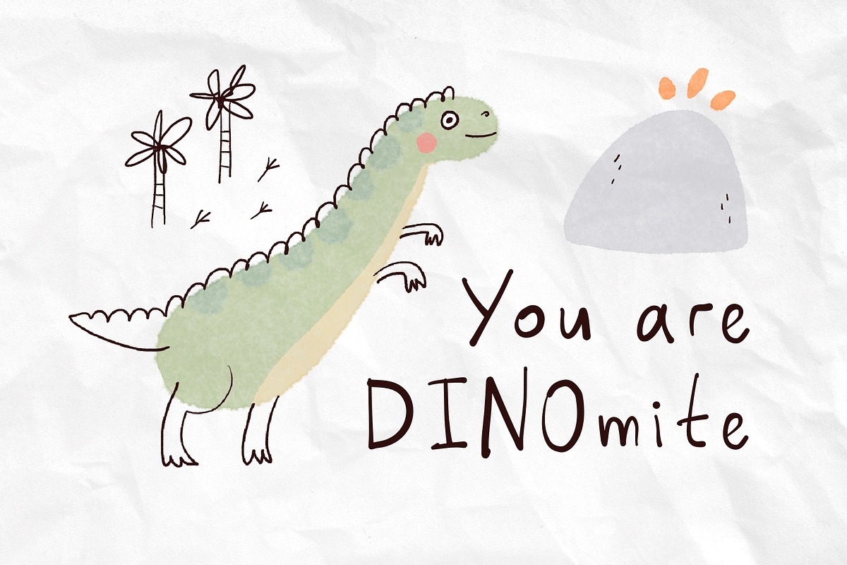 FunnySnail handwritten kids font, a Handwritten Font by JuliyArt (Photo 11 of 12)