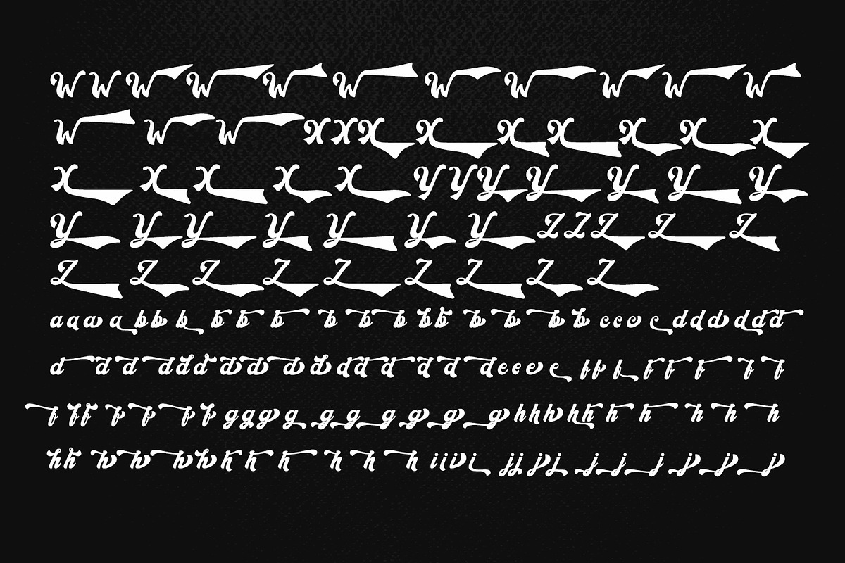 Donatello - new groovy script, a Script Font by madeDeduk (Photo 14 of 16)