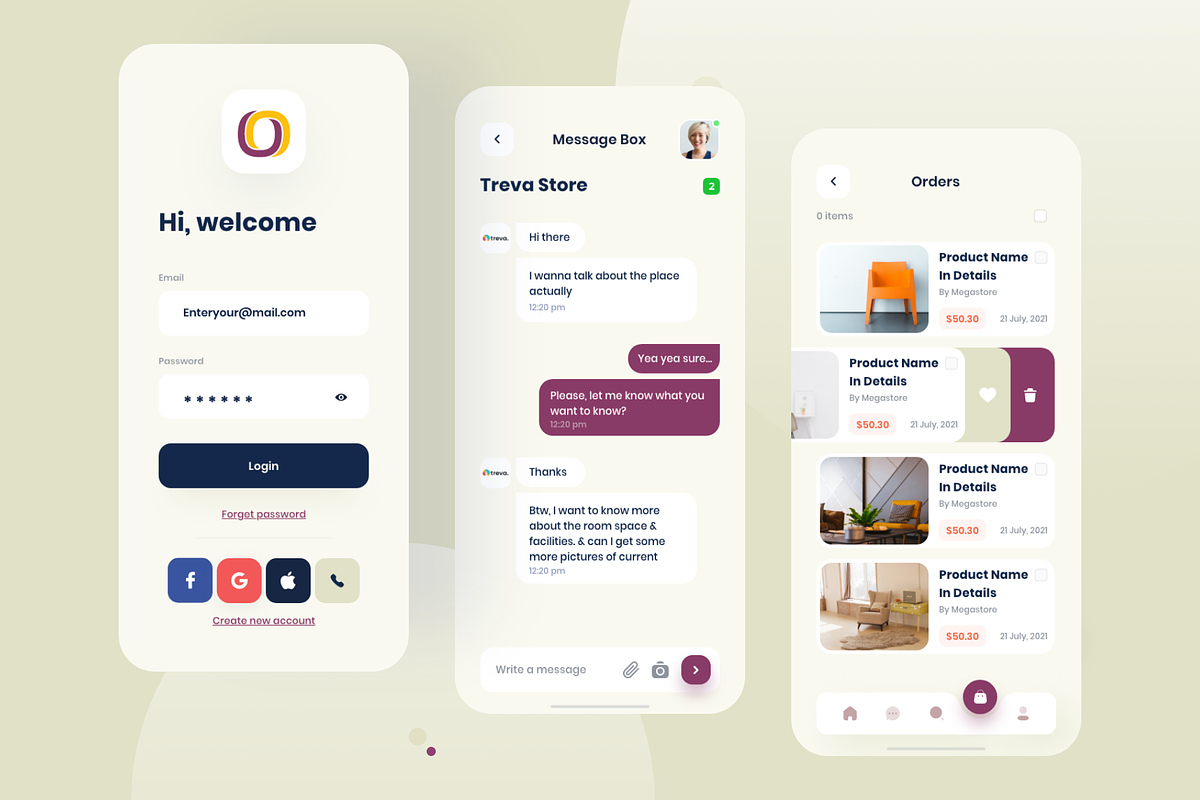 Solid Oak Furniture Adobe xd & Figma, an App Template by Nik Design (Photo 8 of 10)