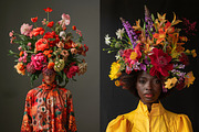 74 Bouquets on the heads, a Beauty & Fashion Photo by Handmadefont (Thumbnail 15 of 15)