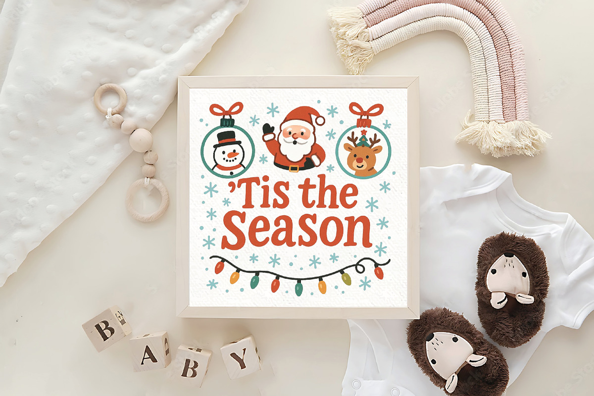'Tis The Season PNG Christmas, an Illustration by CraftArtStudio (Photo 4 of 4)