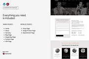 Spa & Beauty WordPress Template, a WordPress Template by Web Template Market (Thumbnail 2 of 9)